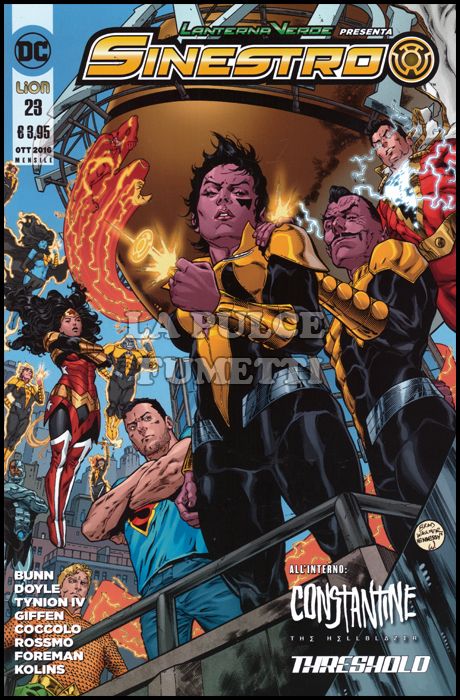 LANTERNA VERDE PRESENTA - SINESTRO # 23
